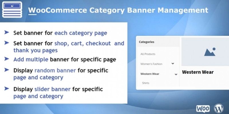 WooCommerce Category Banner Management
