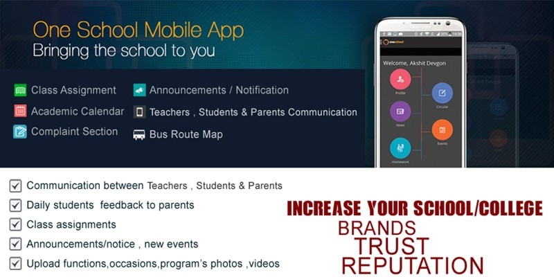 School Mobile App Source Code And PHP Backend