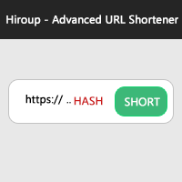 Hiroup - Advanced URL Shortener Script