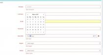Admin PHP MVC Application Screenshot 2
