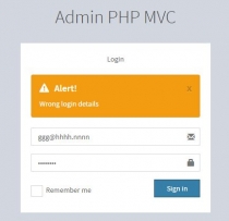 Admin PHP MVC Application Screenshot 7