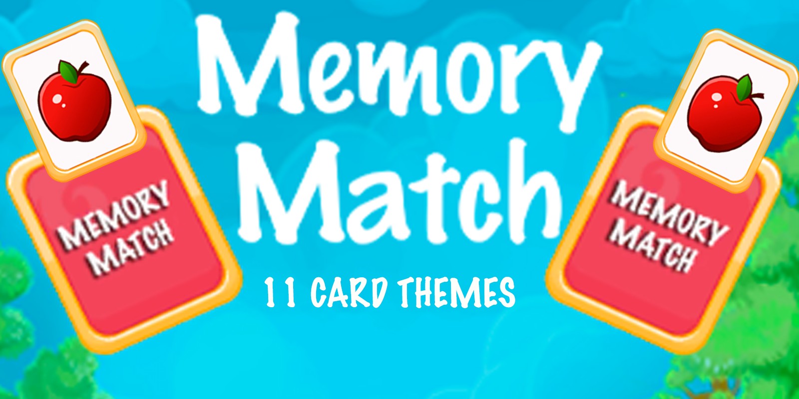Memory game for Kids. Match kids