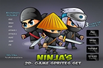Ninja Game Sprites Set Screenshot 1