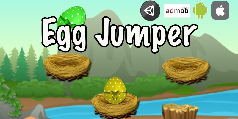 Egg Jumper Unity Game With Admob