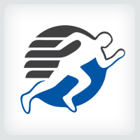 Runner Sport Logo Template