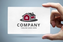 3D Home - Real Estate Logo Template Screenshot 1