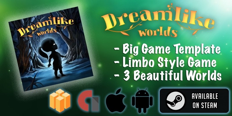 Dreamlike Worlds - Buildbox Game Template