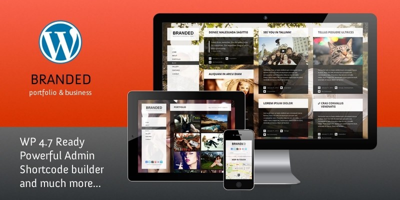 Branded - Responsive WordPress Theme