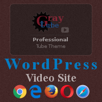 WPTubeGray - WordPress Video Tube Theme