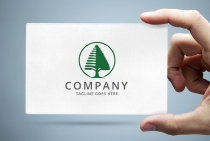 Pine Tree Logo Template Screenshot 1