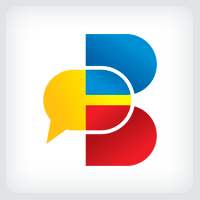 Speech Bubble - Letter B Logo Template