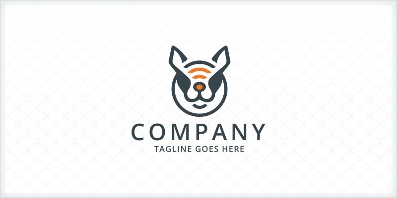 Canine - Dog Head Logo Template