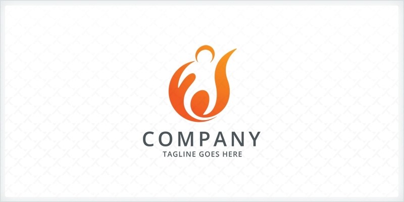 People Ignite Logo Template