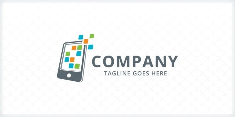 Phone Apps Logo Template