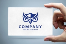 Nerd Owl Logo Template Screenshot 1