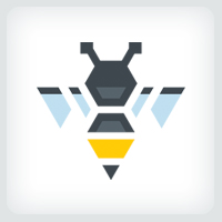 Pen Bee Logo Template