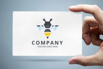 Pen Bee Logo Template Screenshot 1