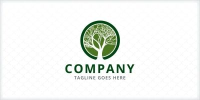 Tree Branches Logo Template