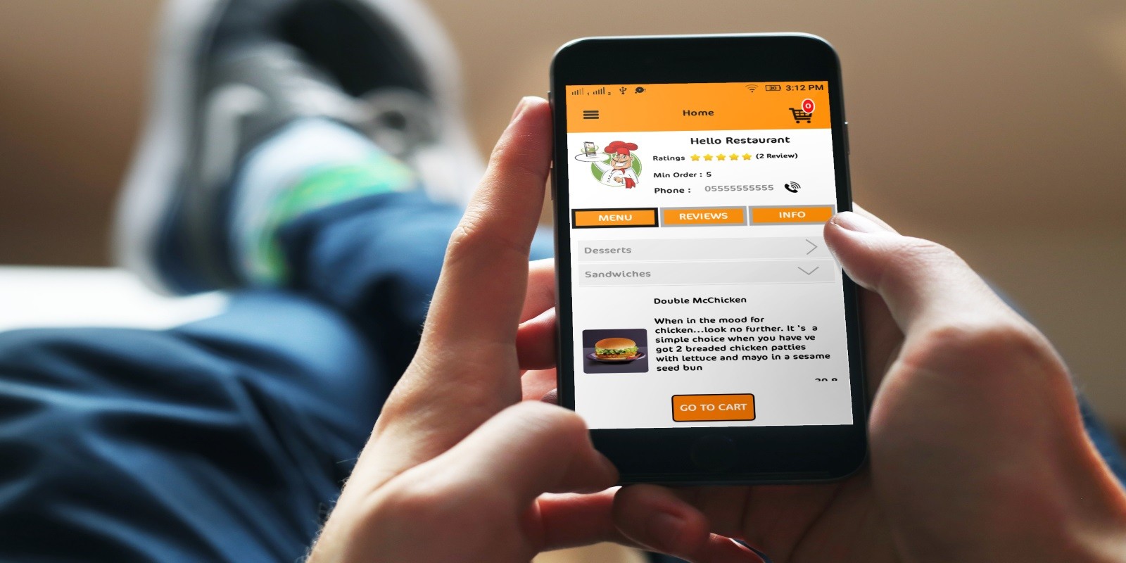 Food Order App Source Code And PHP Backend