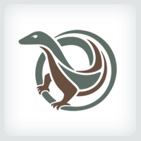 Lizard Logo Template