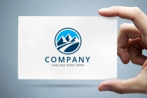 Mountains Path Logo Template Screenshot 1