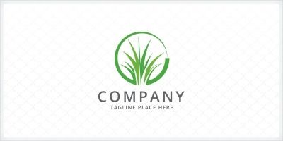 Grass - Lawn Care Logo Template