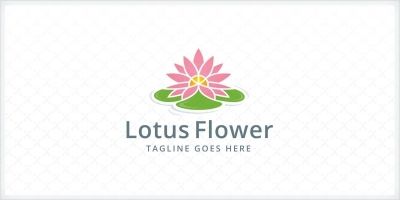 Lotus Flower Logo Template
