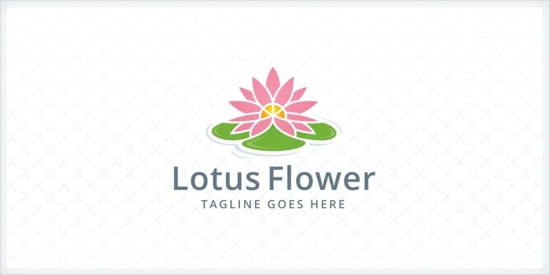 Lotus Flower Logo Template