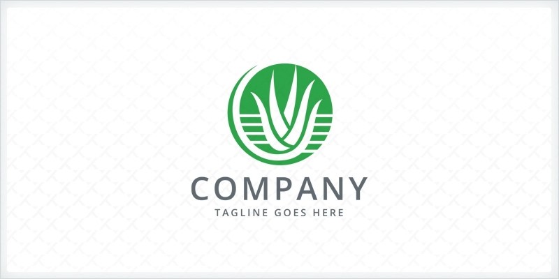 Aloe Vera Logo Template