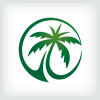 green-palm-tree-logo-template