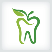 Apple Tooth - Dental Logo Template