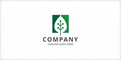 Green Leaf Technology Logo Template