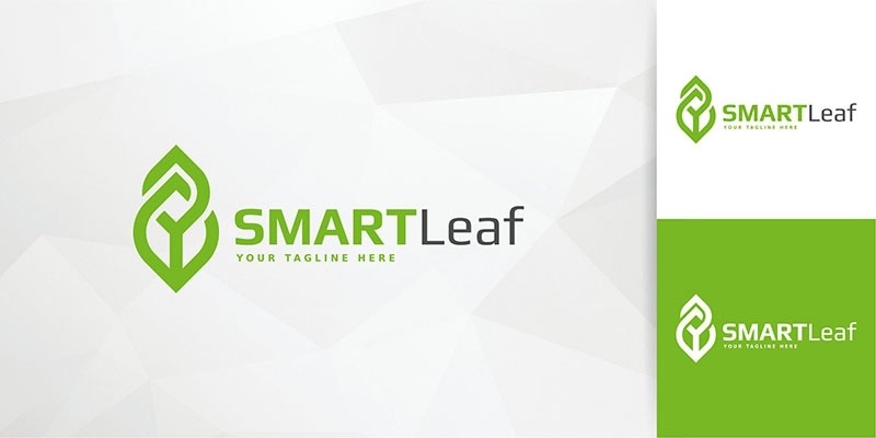 Smart Leaf Logo Template