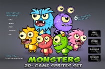 Monster Game Enemies Character Sprites Screenshot 1