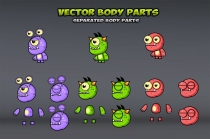 Monster Game Enemies Character Sprites Screenshot 3