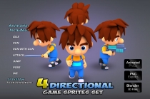4-Directional Game Character Sprites Screenshot 1