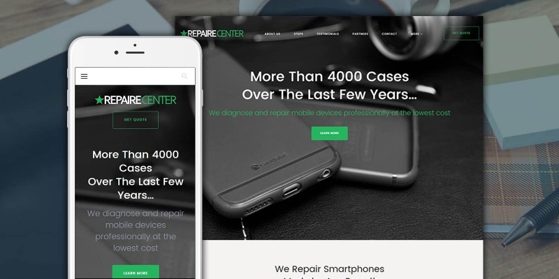 Mobile Repair Center Wordpress Theme