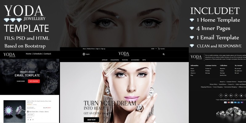 Yoda - Jewelry Shop HTML Template