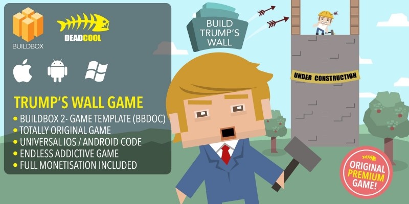 Trumps Wall - BuildBox Game Template