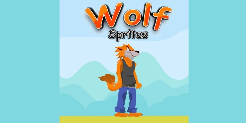 Wolf Game Character Sprite Sheets