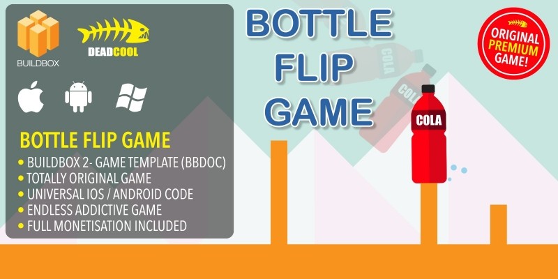 Bottle Flip - BuildBox Game Template