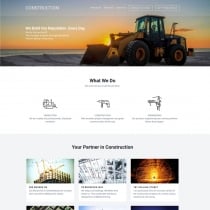 SitePoint Construction WordPress Theme Screenshot 1