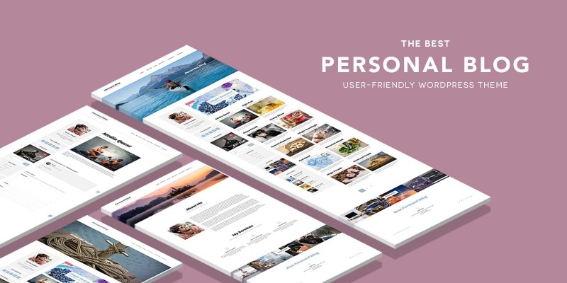 Best Personal Blog WordPress theme