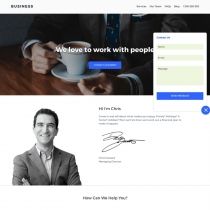 SitePoint Business WordPress Theme Screenshot 1