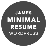 James - Resume &amp; Portfolio WordPress