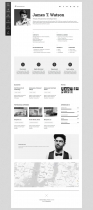 James - Resume & Portfolio WordPress Screenshot 1