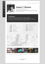 James - Resume & Portfolio WordPress Screenshot 5