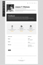 James - Resume & Portfolio WordPress Screenshot 6