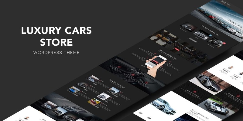 Luxury Cars Store WordPress theme