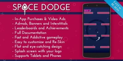 Space Dodge - Android Game Source Code